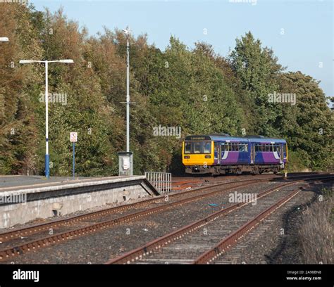 Arriva Northern Rail Class Pacer Train Departing From Morecambe