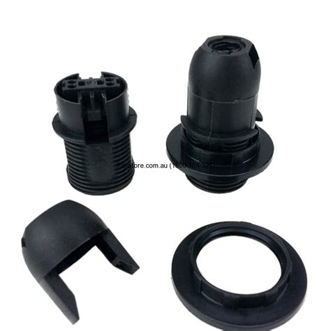 Black Small Screw Ses E14 Light Bulb Lamp Holder Lampshade Pendant Socket