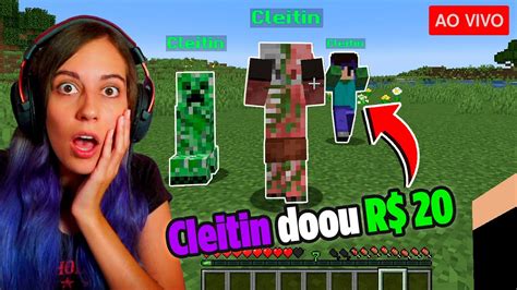 VOCÊS CONTROLAM MEU MINECRAFT YouTube