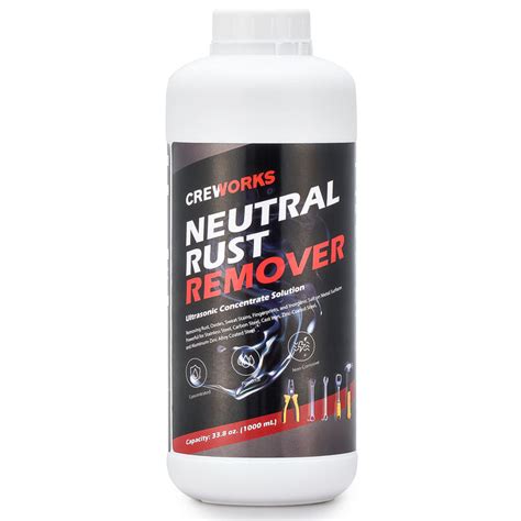 Heavy Duty Rust Remover, 34 fl oz Rust Dissolving Solution for Metals ...