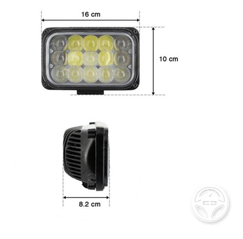 Faro Unidad X Hiper Led Lupa Alta Baja Ojo Pez Mercado Libre