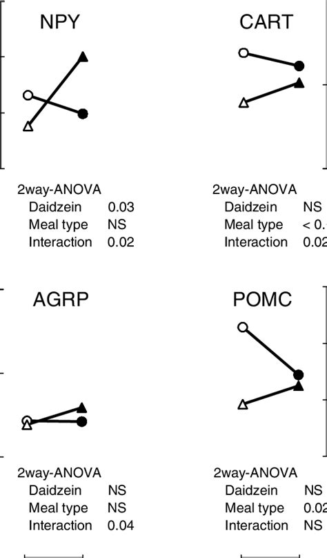 Hypothalamus gene expression of appetite-regulated neurotransmitter in ...