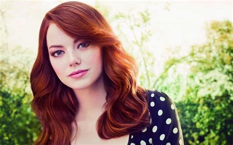 Emma Stone Celebrity Face Redhead Women Hd Wallpaper Rare Gallery