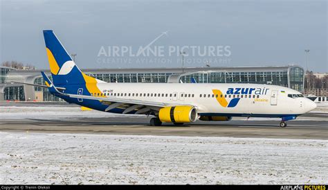 UR AZE Azur Air Ukraine Boeing 737 800 At Lviv Danylo Halytskyi