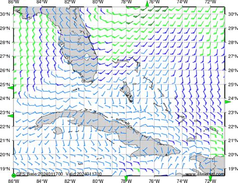 Straits of Florida - wind forecast: 000