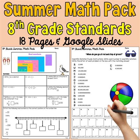 Dive Into Fun Learning With Summer Math Worksheets — Math Down Under