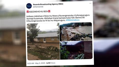 Powodzie i osuwiska ziemi w Rwandzie Zabitych ponad 100 osób TVN Meteo