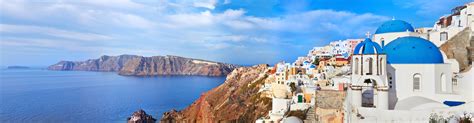 Santorini Dovolen P M M Letem S Odletem Z Ostravy S Ck Blue Style