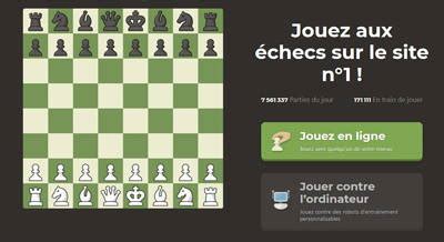 Jouer aux échecs en ligne gratuitement avec ou sans inscription