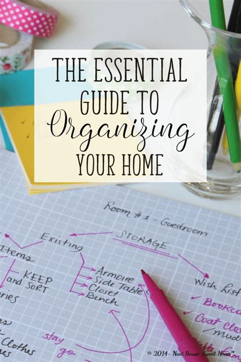 Organizing At Home Free Guide • Neat House Sweet Home® Organizing