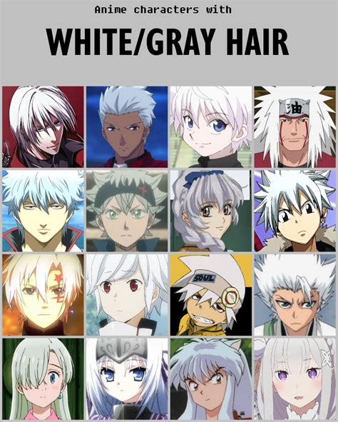 Cartoon Characters With White Hair - 2024 HairStyles Ideas