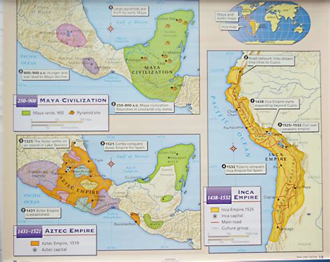 Map Activity Aztecs Mayans And Incas Answer Key Printable Online