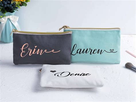 Personalisierte Make Up Tasche Benutzerdefinierte Etsy