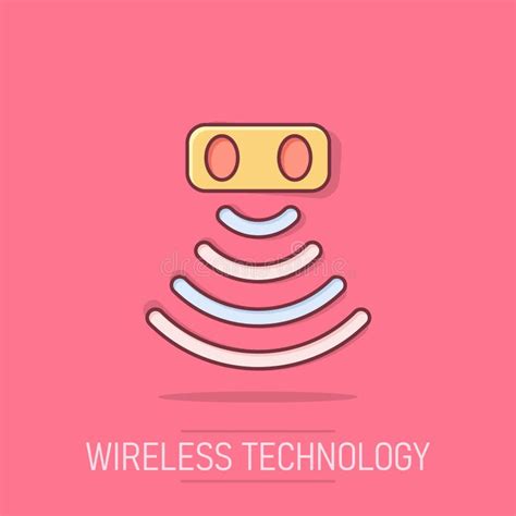 Icono Del Sensor De Movimiento En Estilo C Mico Pictograma De