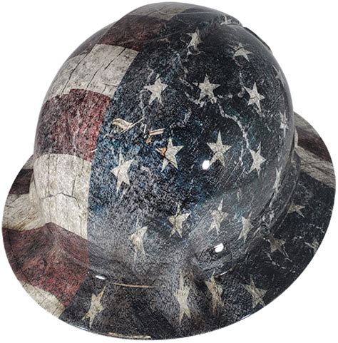 Construction Hard Hats Patriotic