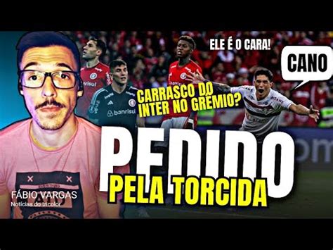 L Torcida Do Gr Mio Faz Capanha Pela Contrata O Do Artilheiro E