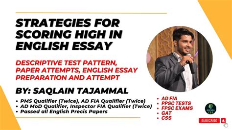 Expert Strategies For Scoring High In English Essay FPSC Tehsildar