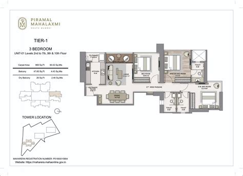 Piramal Mahalaxmi North Tower 2 3 4bhk Apartments At Mumbai