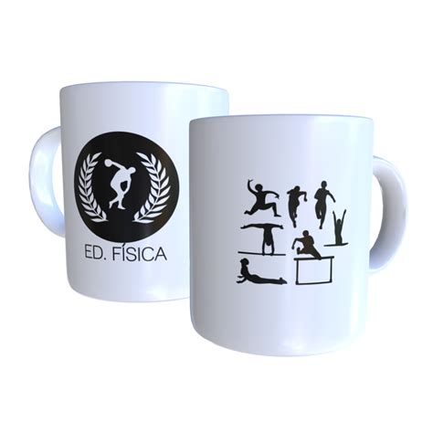 Canecas Pol Mero Personalizadas L Educa O F Sica L Compre Agora