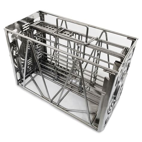 Stainless Steel Cleaning Rack For Wire Baskets Neri Makina Müh San