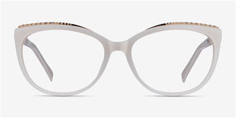 Brilliance Cat Eye White Glasses for Women | Eyebuydirect