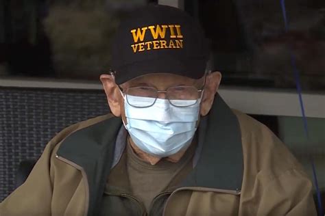 World War Two Veteran Celebrates 104th Birthday After Recovering From