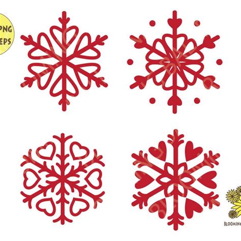 Snowflake Svg Etsy