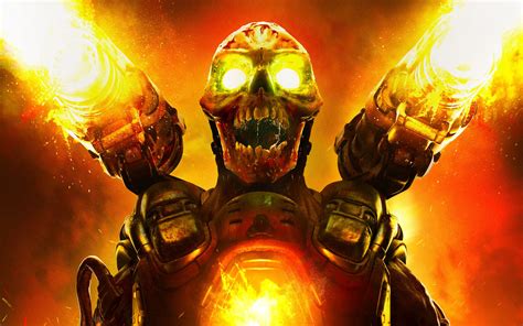 Doom 2016 HD Wallpaper Inferno Fury