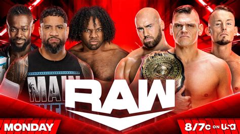 Six Man Tag Team Match Em Destaque No Raw