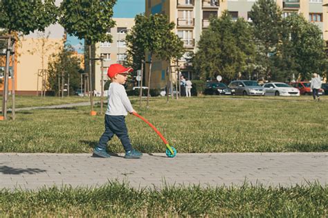 Children Playing With Toy Outside Outdoor Creative Activities For Kids Summer And Childhood ...