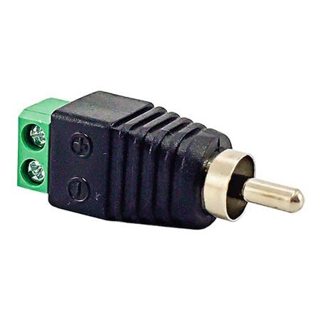 Adaptador Rca Macho Terminal Pines Omega Store