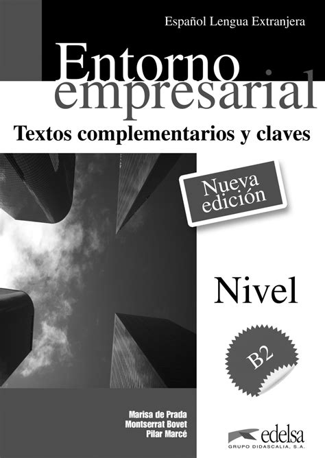 Entorno Empresarial Libro De Textos Complementarios Y Claves