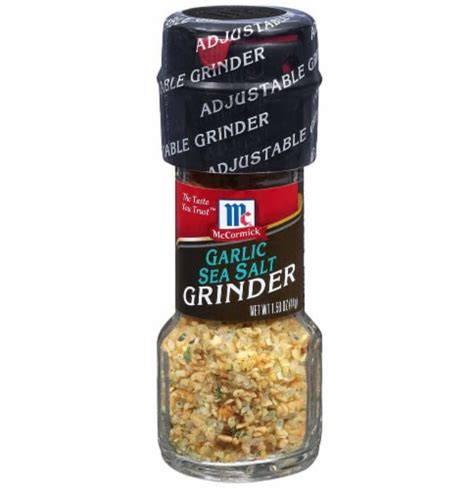 Mccormick Garlic Sea Salt Grinder Oz Pack Frys Food Stores