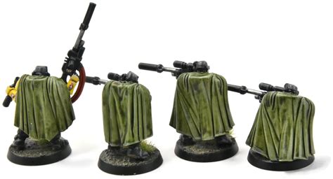 Games Workshop Space Marines Scouts With Snipers Well Painted K