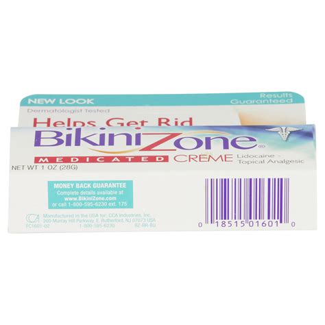 Bikini Zone Medicated Creme 1 Oz Shipt