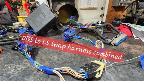 Obs Wiring Combined To Ls Swap Wiring Harness Youtube