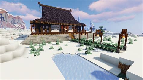 Minecraft Japanese Dojo Japanese Dojo Japanese Style House