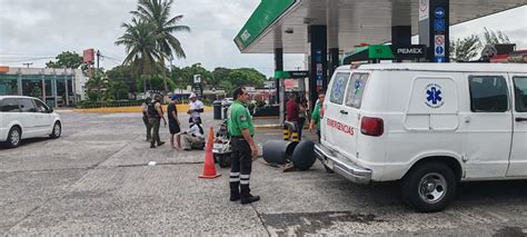 Choque Entre Dos Motocicletas En Cardel Deja A Un Menor Lesionado