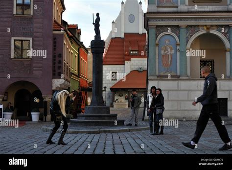 Old Market Square In Poznan Stock Photo Alamy