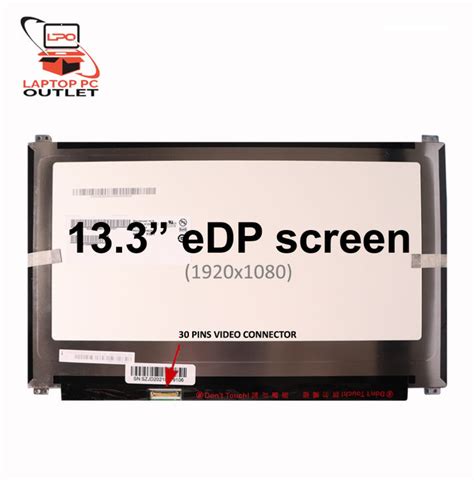 LPO Laptop LCD Screen 13 3 30pins Full HD 1920x1080 AU Optronics