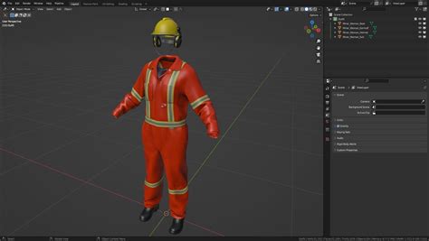 3D model Female Miner Outfit VR / AR / low-poly | CGTrader