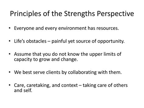 Ppt Chapter 7 The Strengths Perspective Putting Possibility And Hope