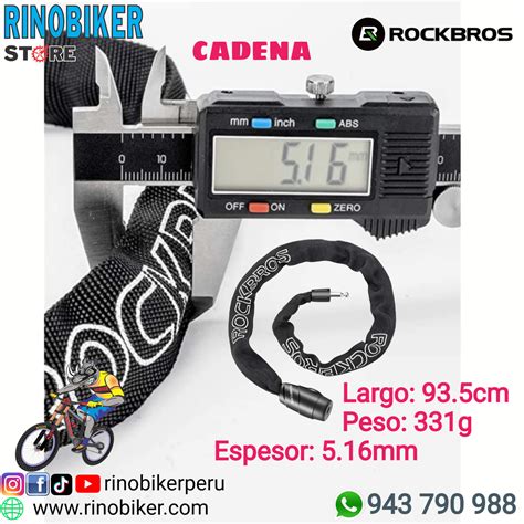 Cadena De Seguridad ROCKBROS RK 702 Rinobiker