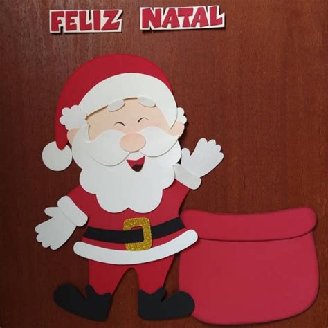 Papai Noel Grande Para Imprimir - Papai Noel de EVA – 28 ideias adoráveis e moldes para imprimir!