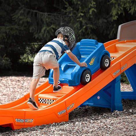 Kids Backyard Roller-Coaster Ride-on Play-set