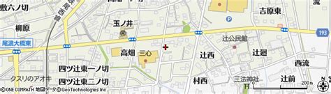 愛知県一宮市木曽川町玉ノ井稲荷前の地図 住所一覧検索｜地図マピオン