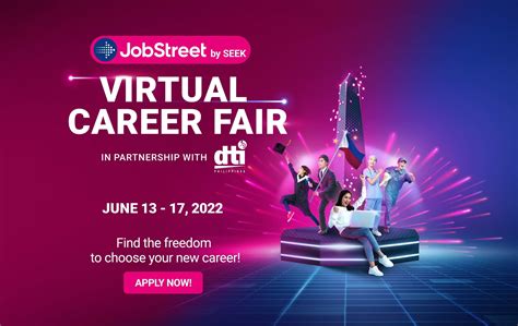 Jobstreet And Dti Offers Jobs In The Much Awaited Virtual