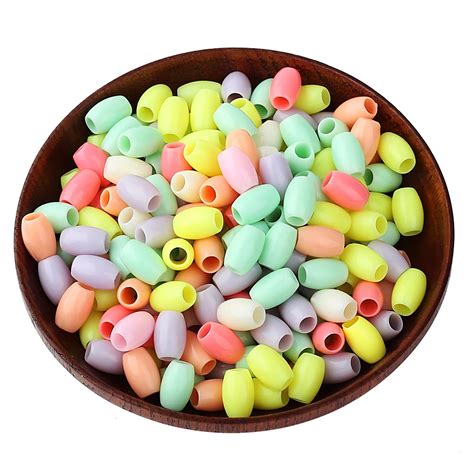 812mm 50pcs Mixed Colorful Large Rubber Beads Acrylic Spacer Beads