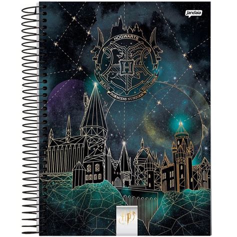 Caderno Harry Potter Espiral 96 Fls Harry Potter Jandaia Sandra