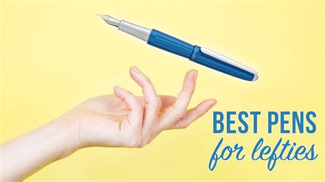 Best Pens For Lefties - Left Handed Pens That Don’t Smudge! - Goldspot Pens